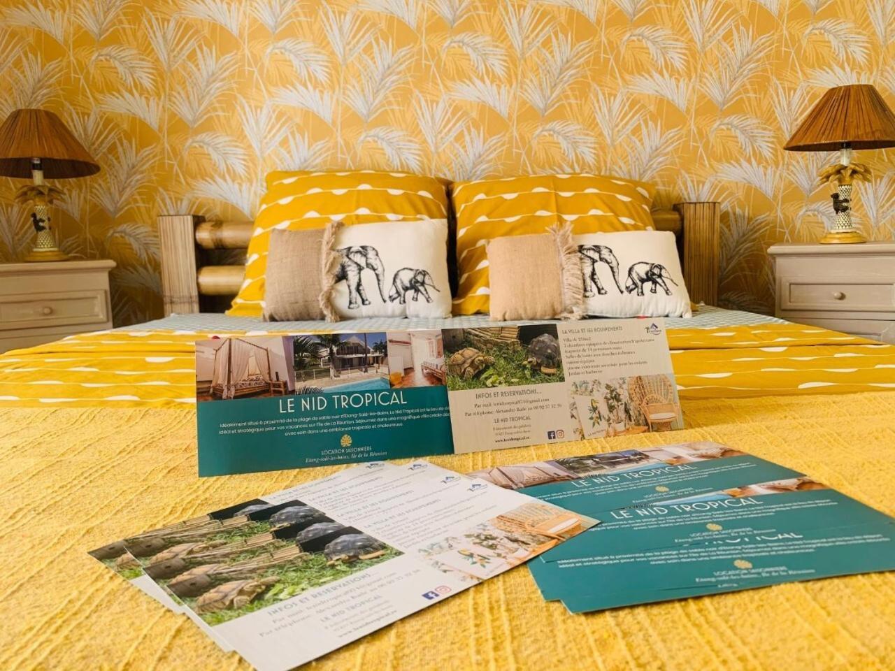 Le Nid Tropical, Piscine Chauffee Villa L'Etang-Sale Room photo